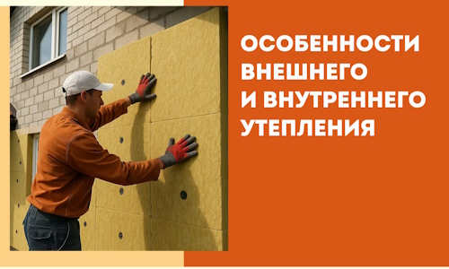 Какие особенности внешнего и внутреннего утепления в Богородицке