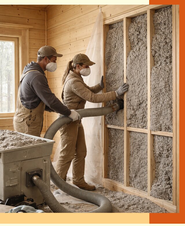 Утепление дачного дома эковатой в Богородицке от 1549 руб./м2 — комплексно, ТепломастерБгд