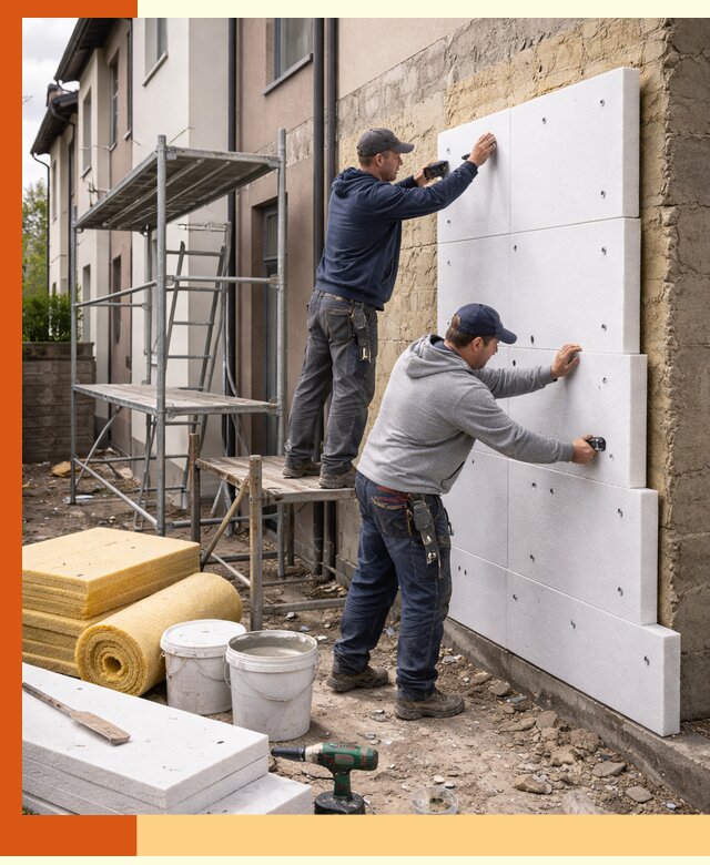 Утепление таунхауса с гарантией комфорта в Богородицке