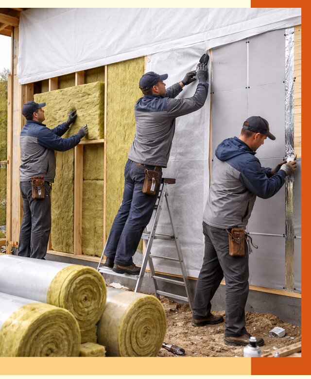 Утепление каркасного дома в Богородицке от 4488 руб./м2 — профессионально | ТепломастерБгд