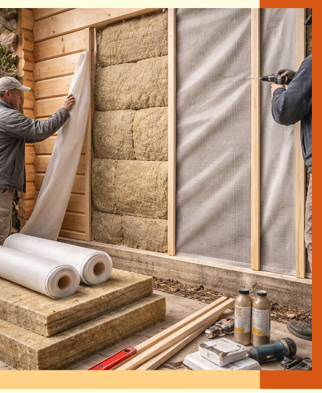 Утепление дома из минибруса в Богородицке от 4809 руб/м2 — заказать профессионально | ТепломастерБгд