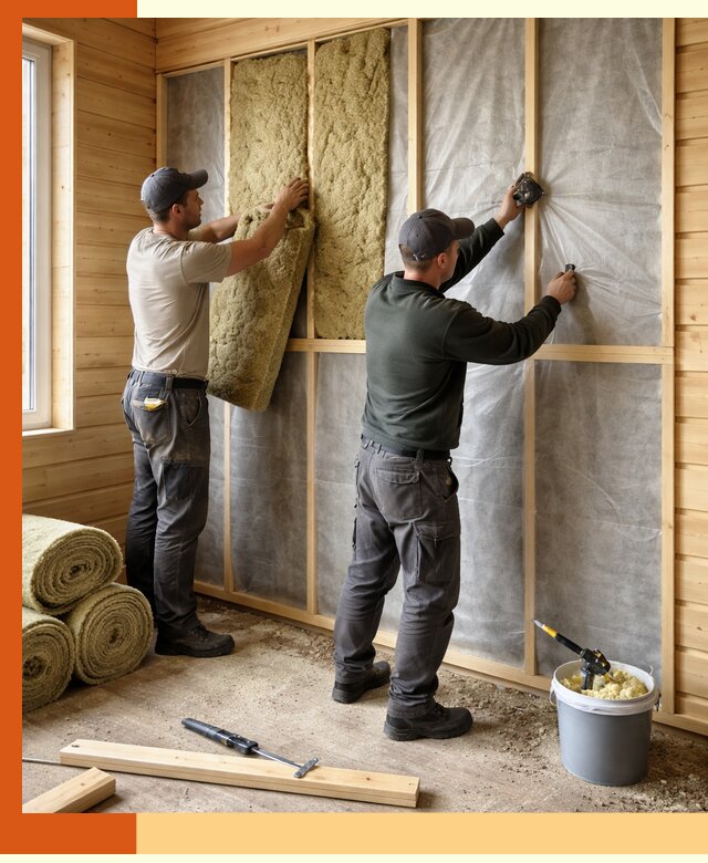 Утепление дома из минибруса в Богородицке: комплексные теплоизоляционные работы