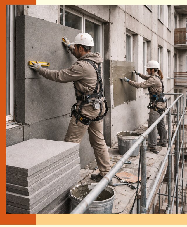 Утепление квартиры снаружи под ключ в Богородицке