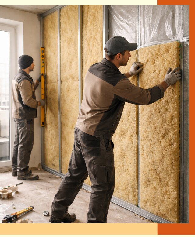 Утепление квартиры изнутри в Богородицке от 4648 руб. за м2 | Проф. работы ТепломастерБгд