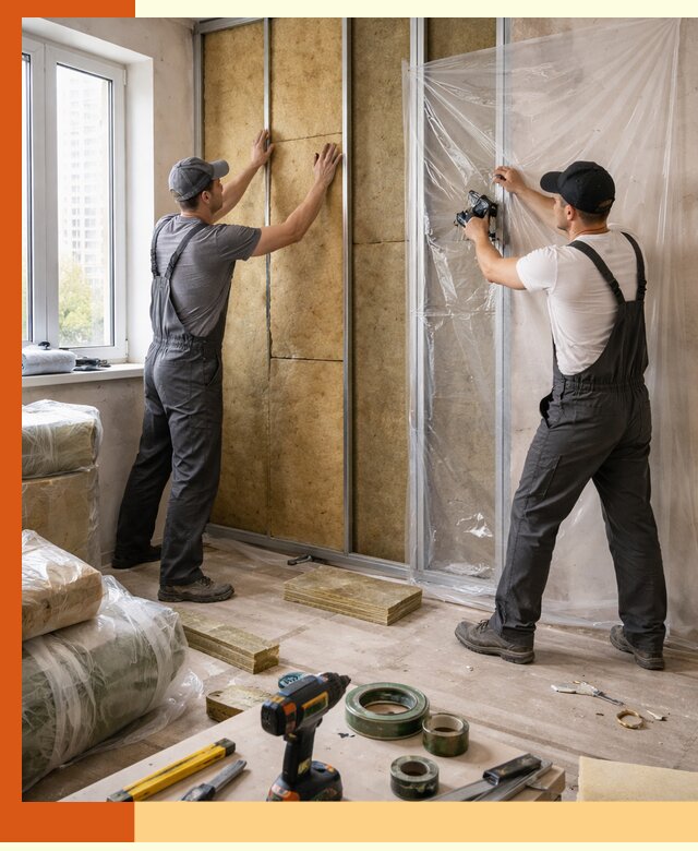 Утепление квартиры изнутри профессионально в Богородицке