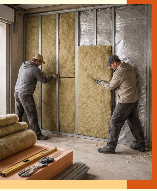 Утепление гаража изнутри в Богородицке от 8015 руб/м2 — работы и цена | ТепломастерБгд