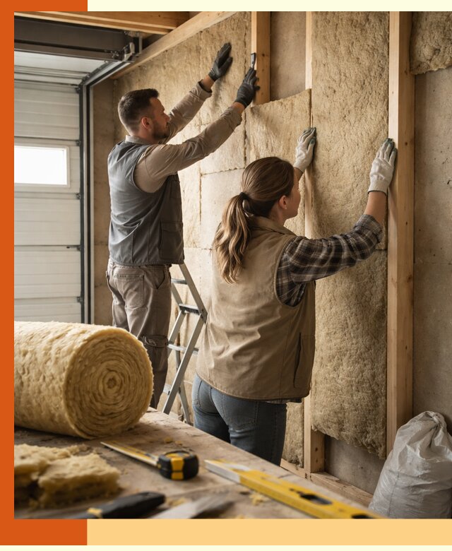 Утепление гаража изнутри в Богородицке: быстро и надежно