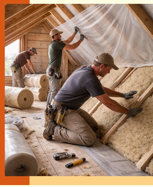 Утепление крыши изнутри в Богородицке: профессионально и надежно