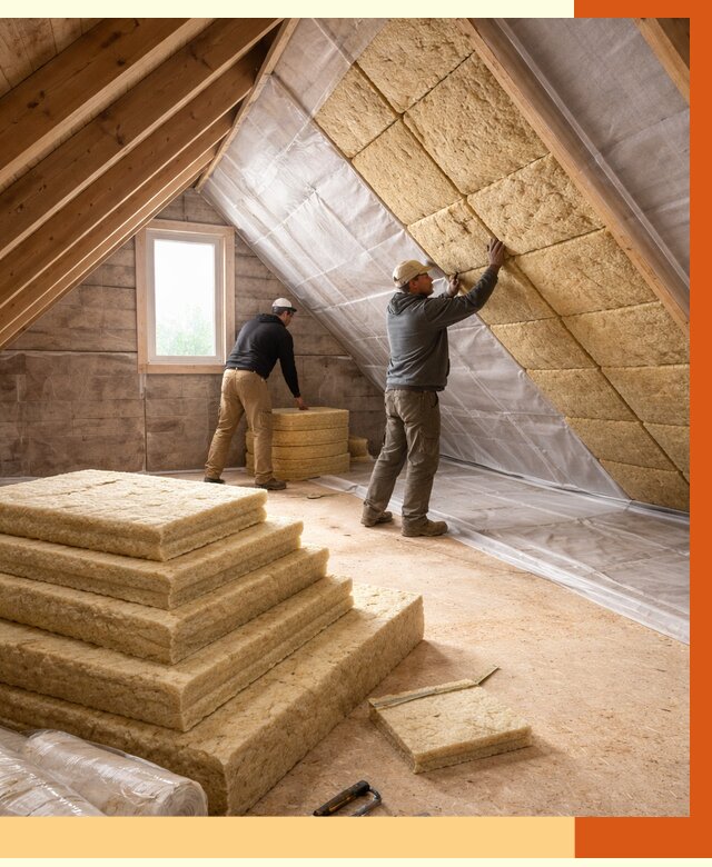 Утепление мансарды в Богородицке от 2672 руб/м2 — комплексно и под ключ | ТепломастерБгд