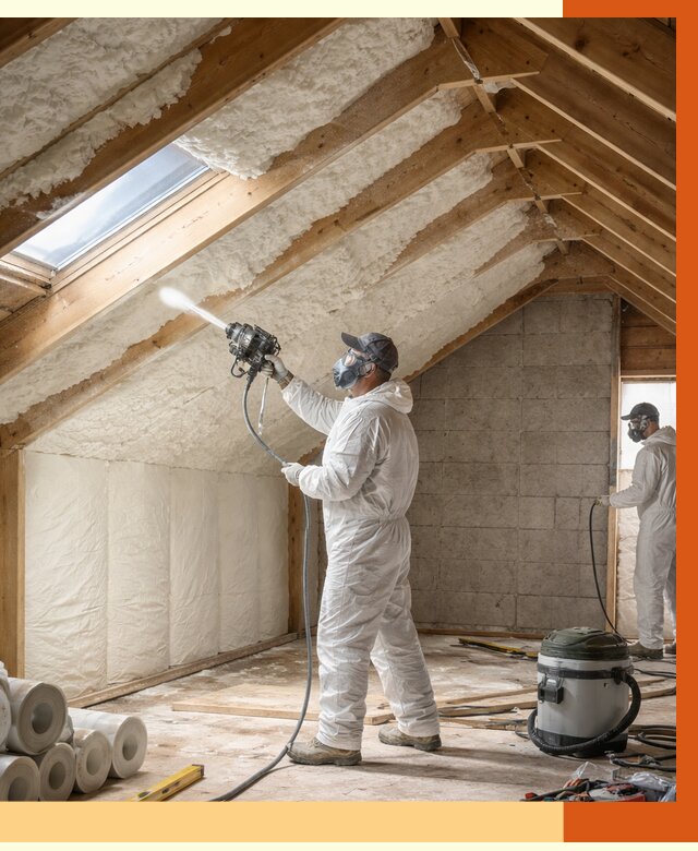 Утепление мансарды ППУ в Богородицке от 2939 руб./м² — заказать под ключ | ТепломастерБгд