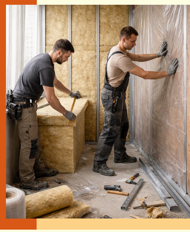 Профессиональное утепление лоджии в Богородицке эффективно и надежно