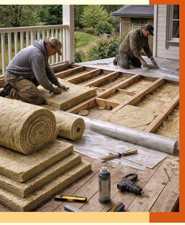 Утепление террасы в Богородицке от 4488 руб./м2 — утеплить террасу под ключ | ТепломастерБгд