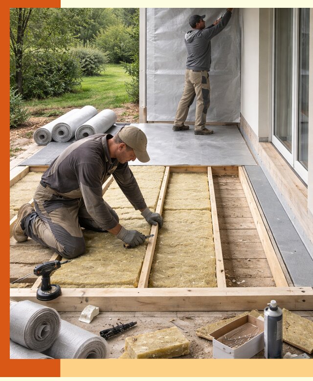 Утепление террасы в Богородицке — тепло и защита круглогодично