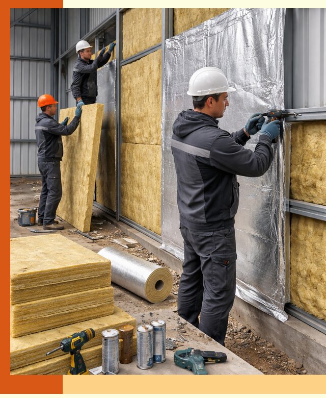 Утепление металлического ангара профессионально в Богородицке