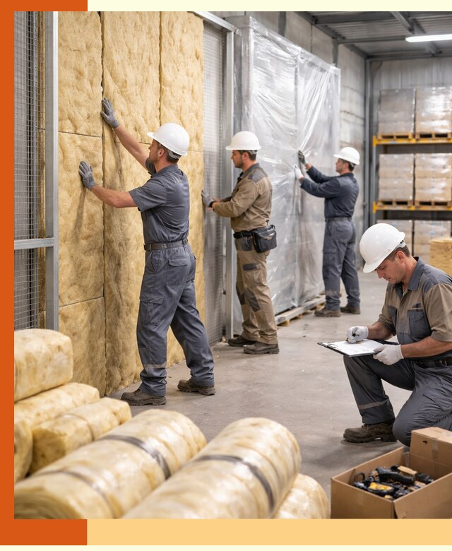 Утепление склада готовой продукции в Богородицке качественно и быстро