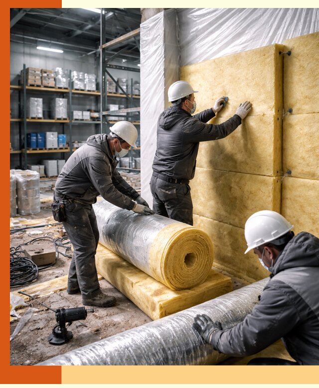 Утепление склада химсырья в Богородицке: безопасная и эффективная изоляция