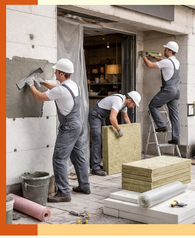 Утепление кафе в Богородицке: профессиональная теплоизоляция и монтаж