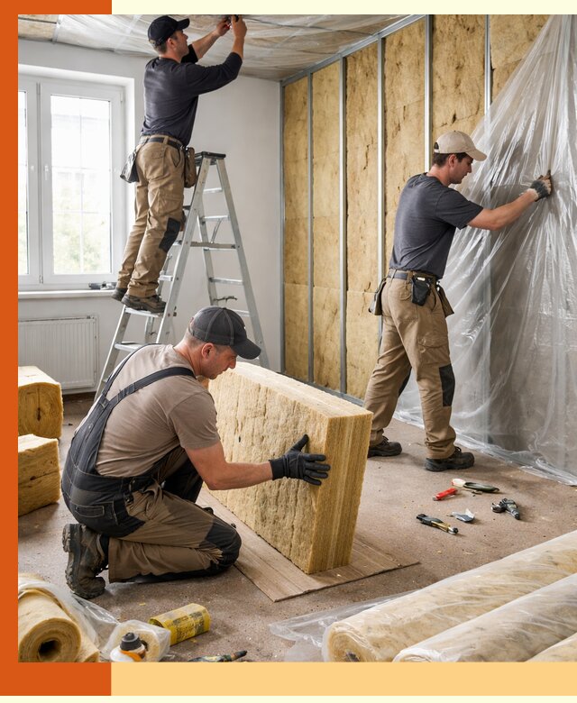 Утепление офисных помещений под ключ в Богородицке