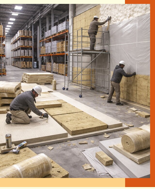 Утепление складского терминала в Богородицке от 8015 руб./м² под ключ | ТепломастерБгд