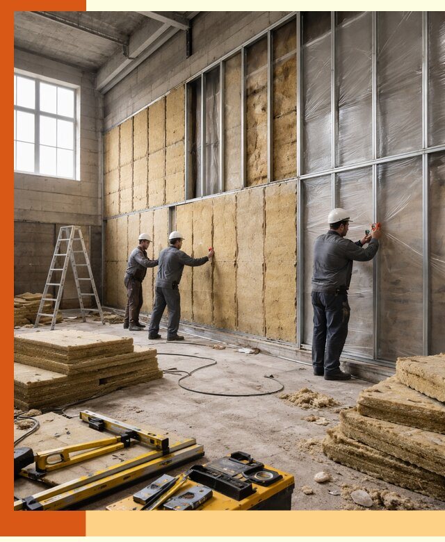 Утепление спортивного зала в Богородицке качественно и недорого