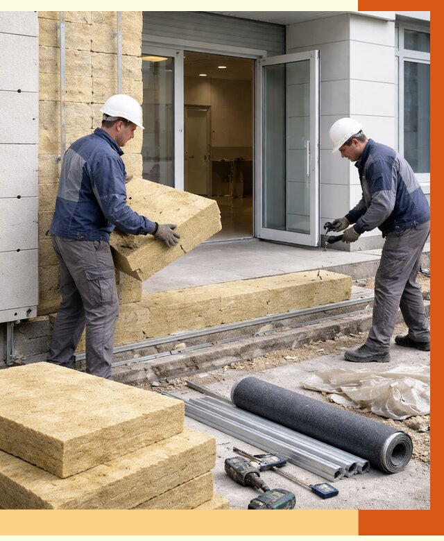 Утепление медицинского центра в Богородицке под ключ от 13358 руб./м² | ТепломастерБгд