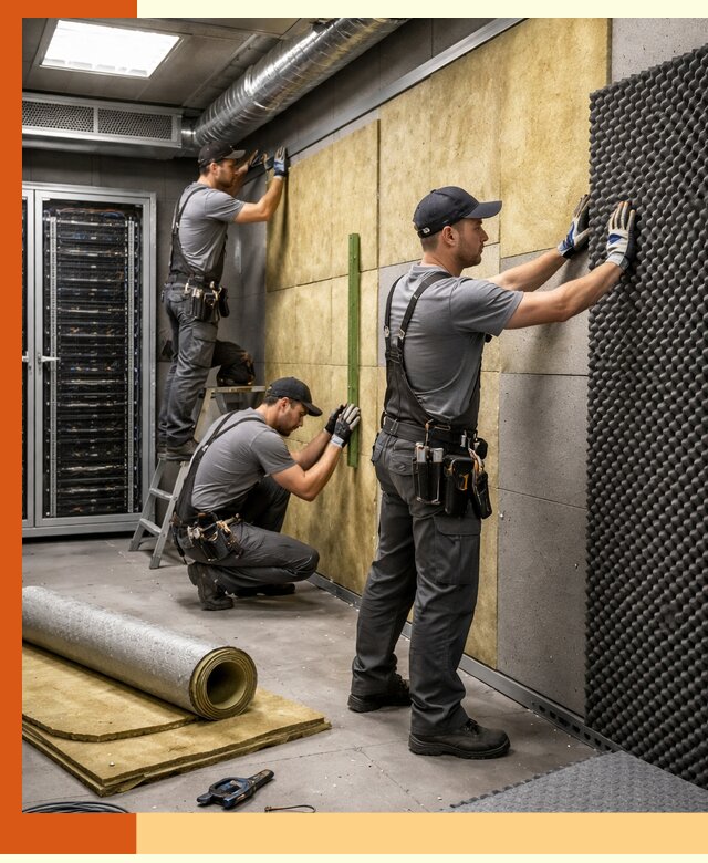 Утепление серверной комнаты профессионально в Богородицке