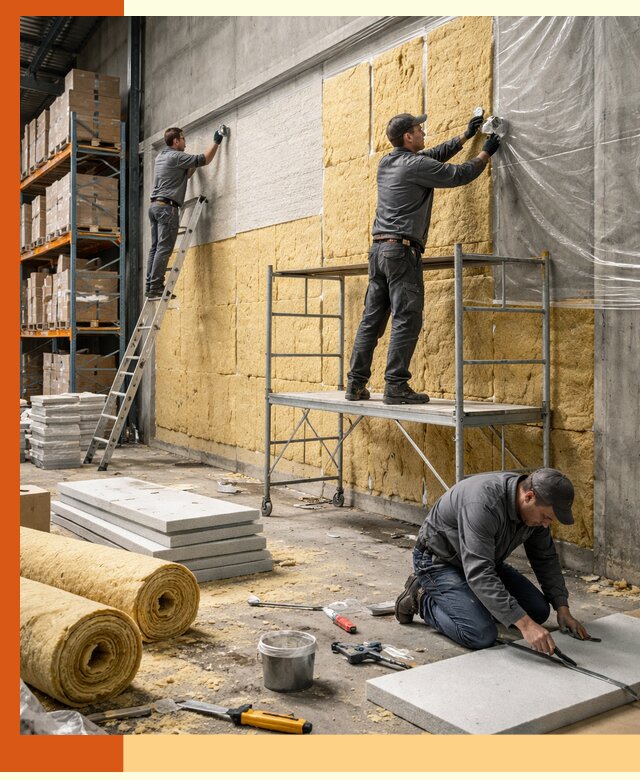 Утепление холодного склада под ключ в Богородицке