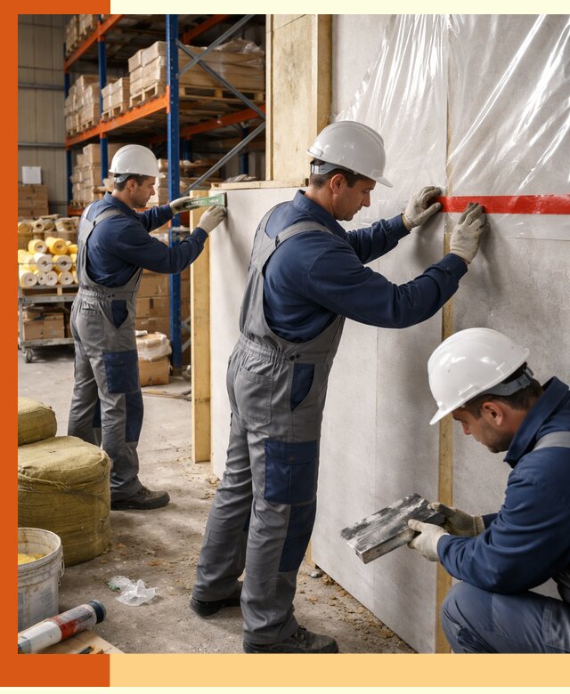 Утепление теплого склада под ключ в Богородицке