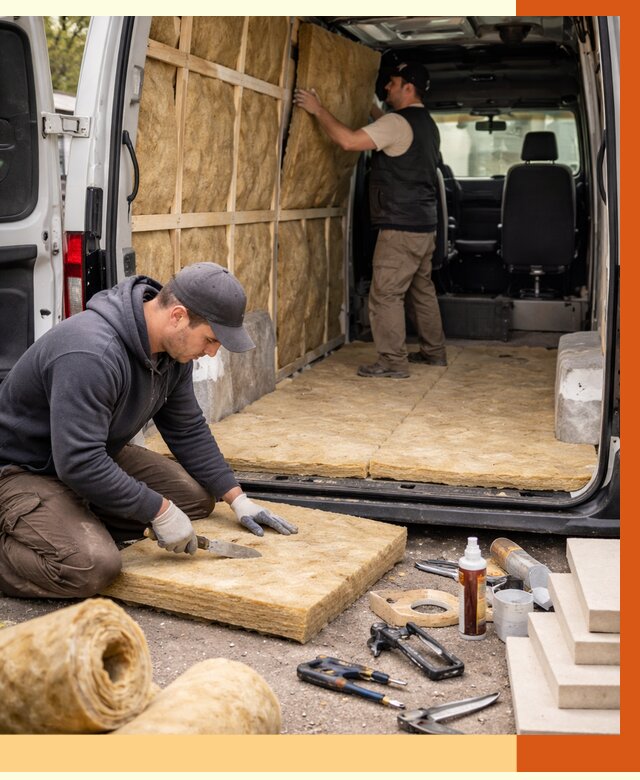 Утепление кемпера в Богородицке под ключ от 12823 руб. — профессионально | ТепломастерБгд