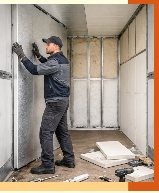 Утепление холодильного кузова в Богородицке от 14426 руб. под ключ | ТепломастерБгд