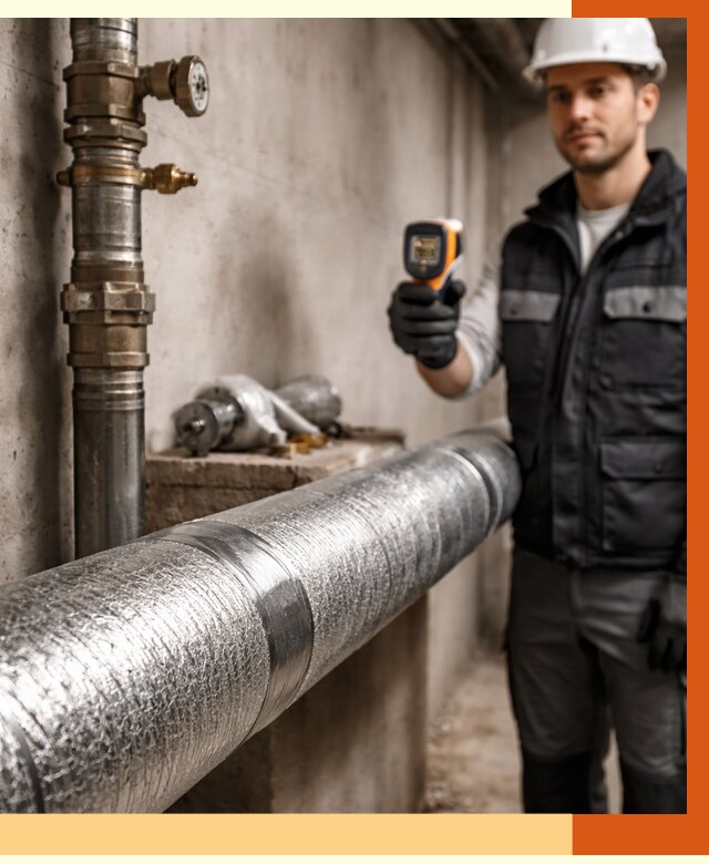 Утепление труб водоснабжения в Богородицке от 9083 руб. за м² — услуги ТепломастерБгд