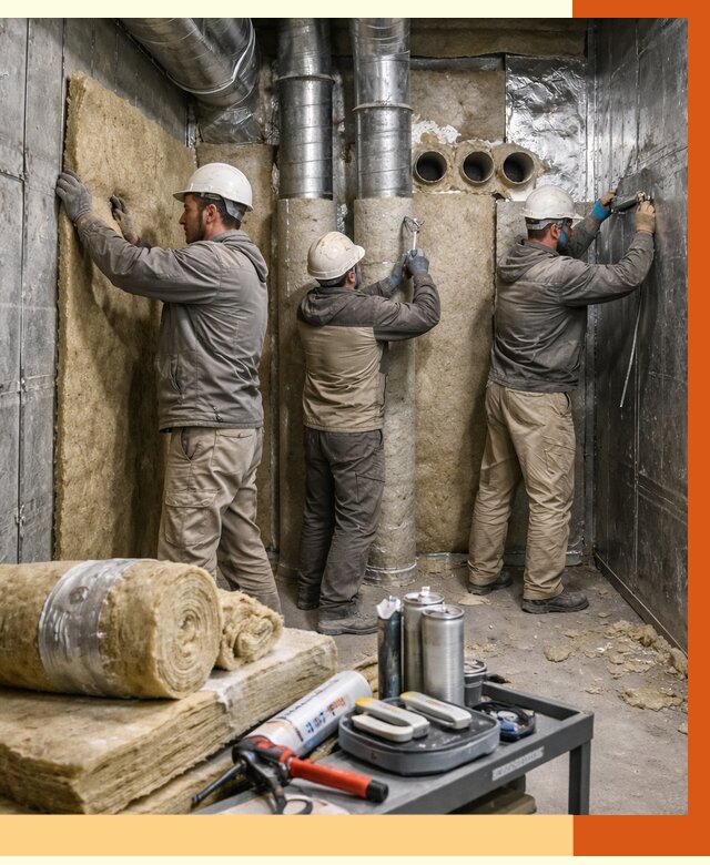 Утепление венткамеры в Богородицке под ключ от 1549 руб. — профессионально | ТепломастерБгд