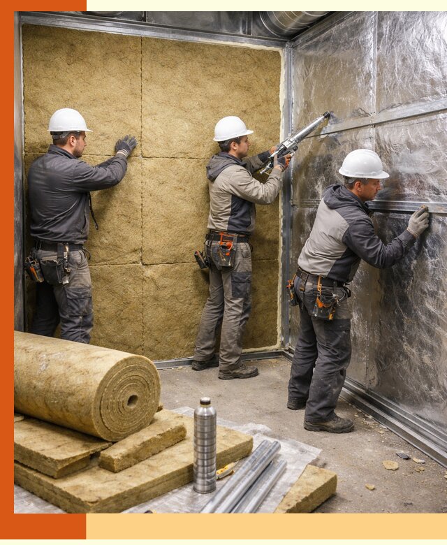 Утепление венткамеры в Богородицке — качественная теплоизоляция и шумопоглощение