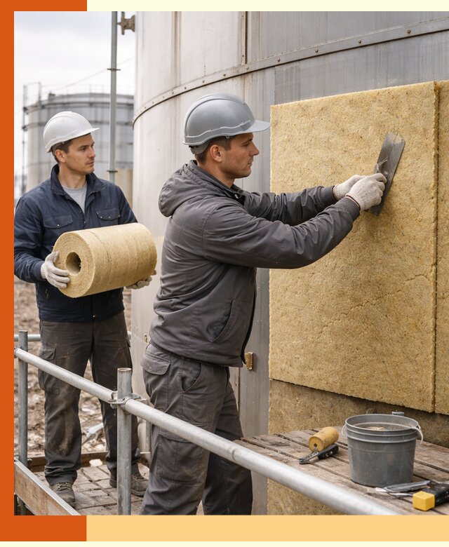 Профессиональное утепление резервуара и теплоизоляция в Богородицке