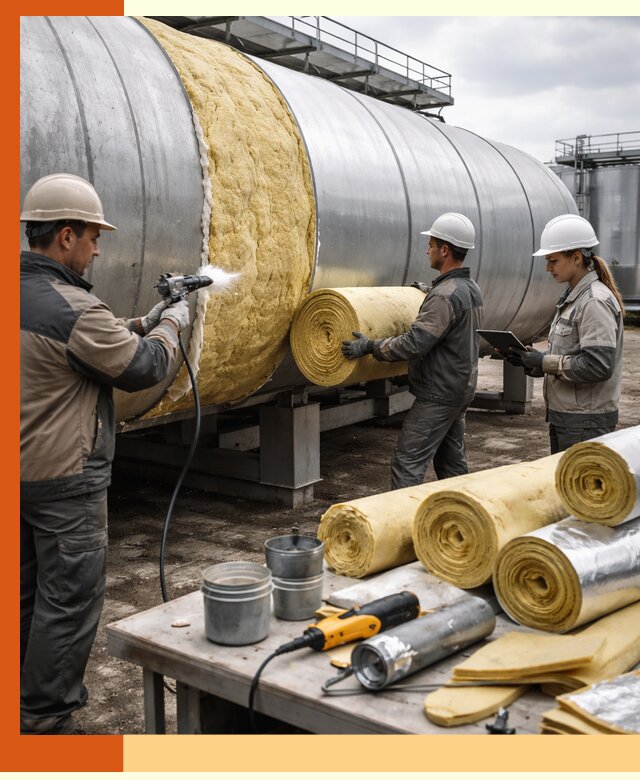 Утепление цистерны в Богородицке — утеплители и монтаж под ключ