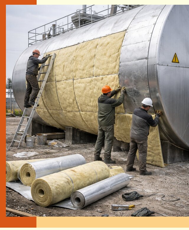 Утепление резервуаров с топливом в Богородицке надежно и экономично