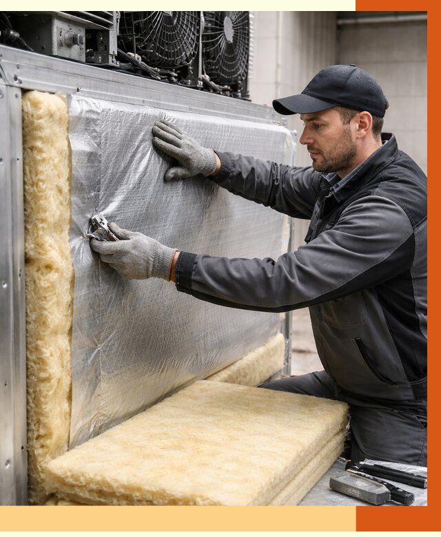 Утепление холодильного агрегата в Богородицке от 9083 руб. под ключ | ТепломастерБгд