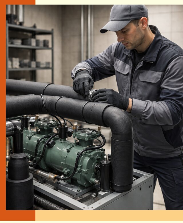 Утепление холодильного агрегата и теплоизоляция в Богородицке