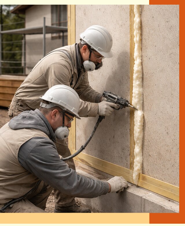 Утепление сип панелей ППУ в Богородицке от 5129 руб. под ключ | ТепломастерБгд