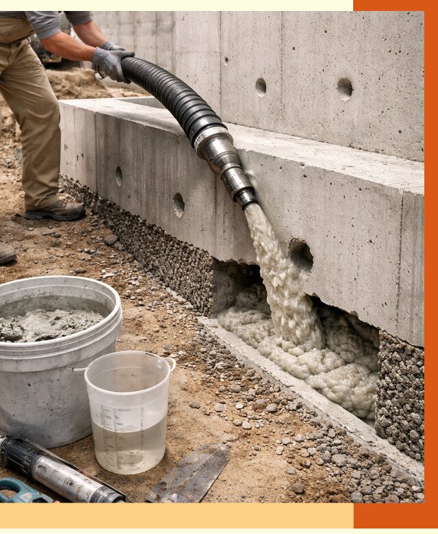 Заполнение полостей фундамента в Богородицке от 7266 руб. под ключ | ТепломастерБгд