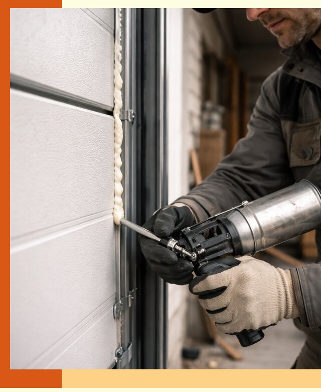 Заполнение пустот ворот в Богородицке профессионально и герметично