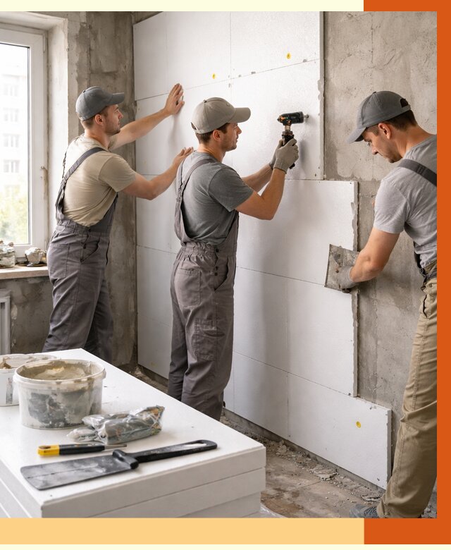 Утепление пенопластом домов и стен в Богородицке от 1977 руб. — ТепломастерБгд