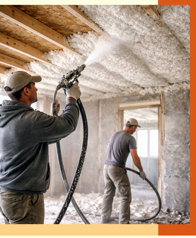 Утепление пеноизолом в Богородицке от 1710 руб./м2 под ключ | ТепломастерБгд