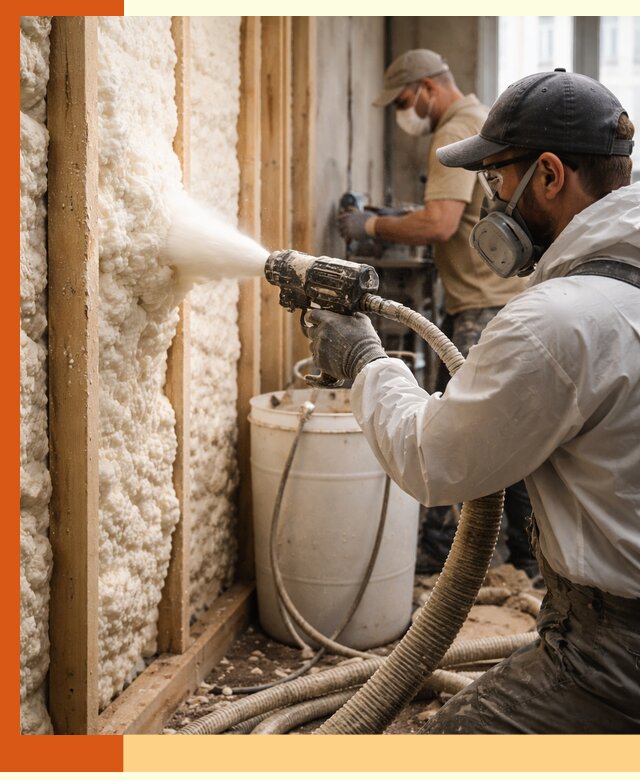 Утепление пеноизолом жилых и коммерческих объектов в Богородицке