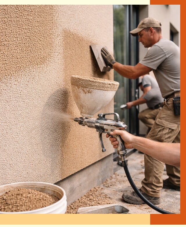 Утепление фасада жидкой пробкой в Богородицке от 5129 руб./м² под ключ | ТепломастерБгд