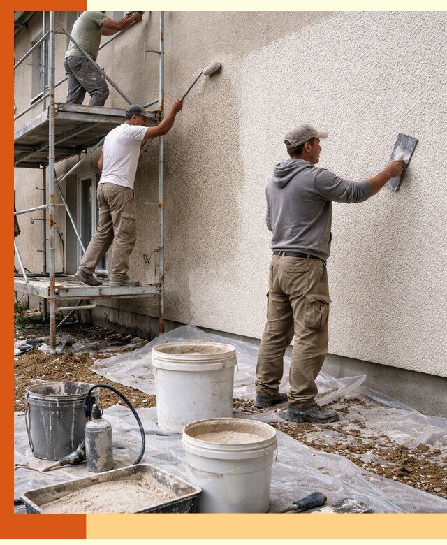 Утепление фасада жидкой пробкой в Богородицке