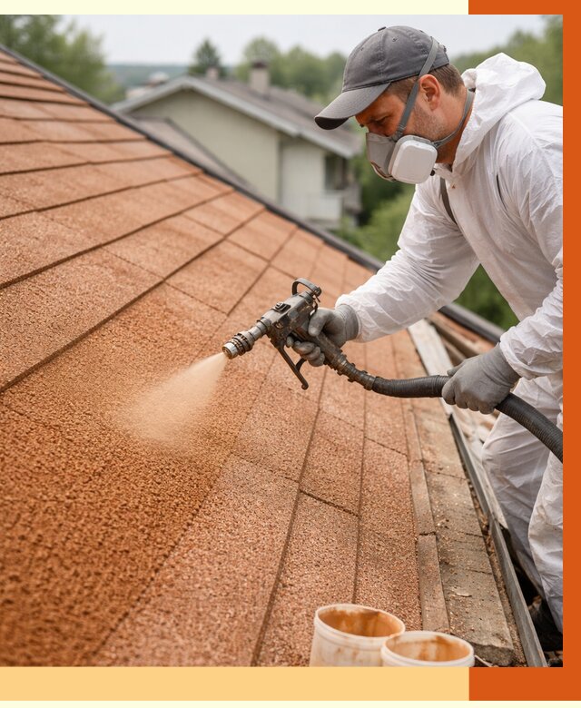 Утепление кровли жидкой пробкой в Богородицке от 2885 руб./м² под ключ | ТепломастерБгд