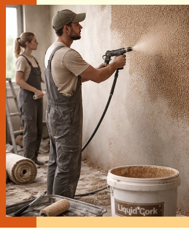 Утепление стен жидкой пробкой в Богородицке эффективное и долговечное