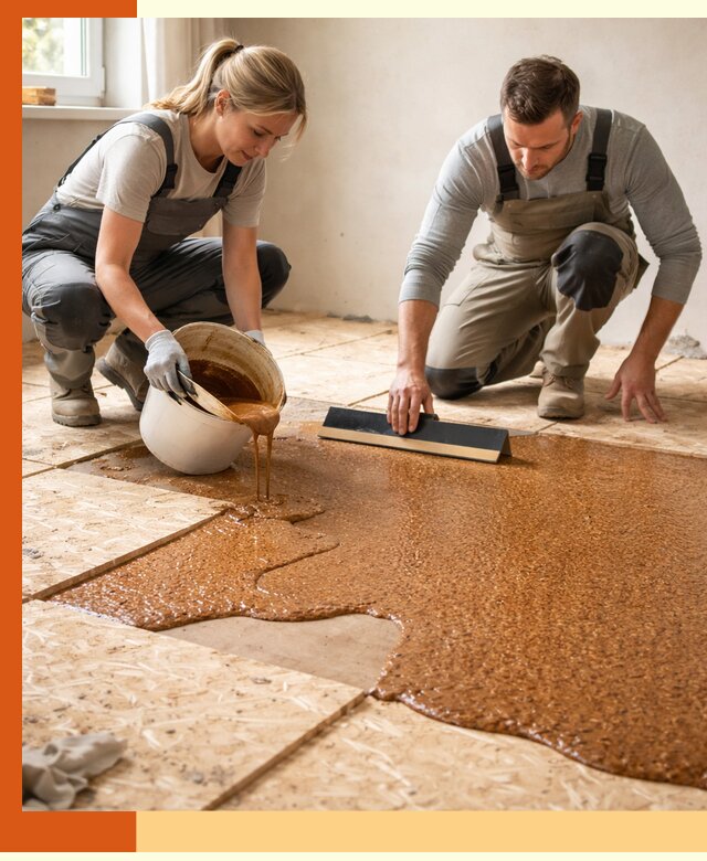 Утепление пола жидкой пробкой в Богородицке для квартир и домов