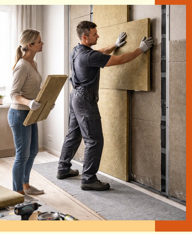 Профессиональная шумоизоляция квартиры в Богородицке от 8015 руб. за м2 | ТепломастерБгд